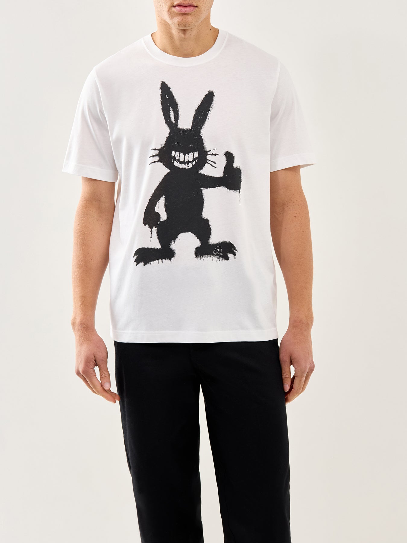 Smile Rabbit T-Shirt White