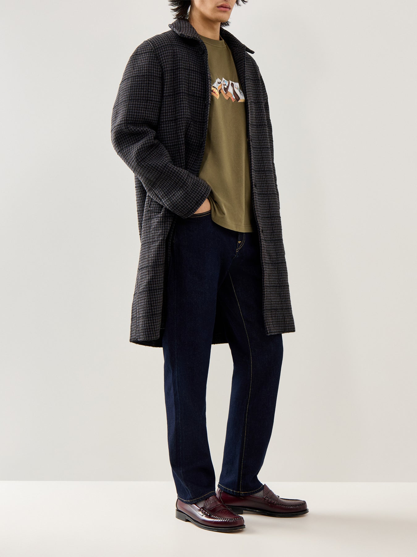 Relaxed Taper Fit Jeans Blue