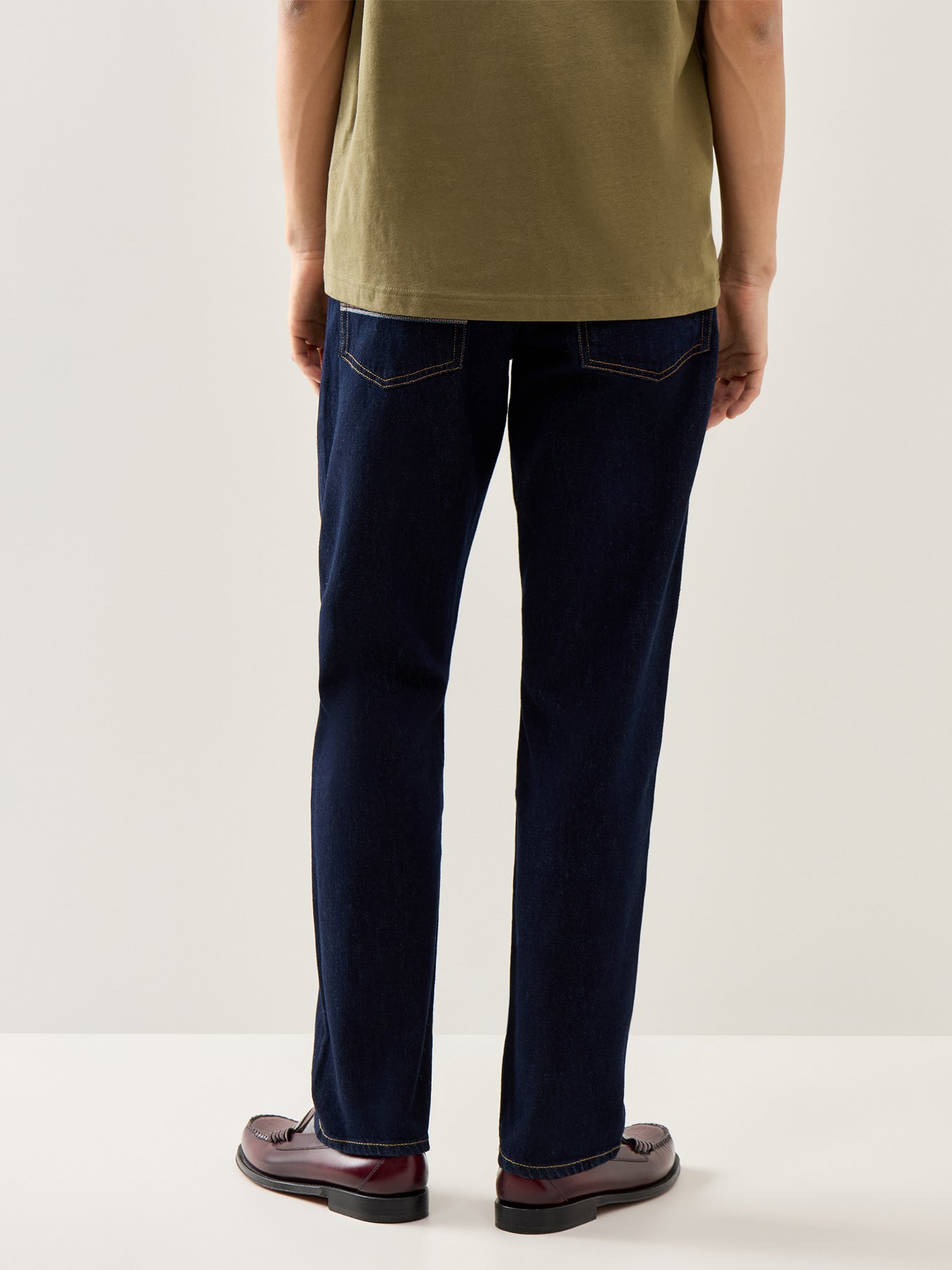 Relaxed Taper Fit Jeans Blue