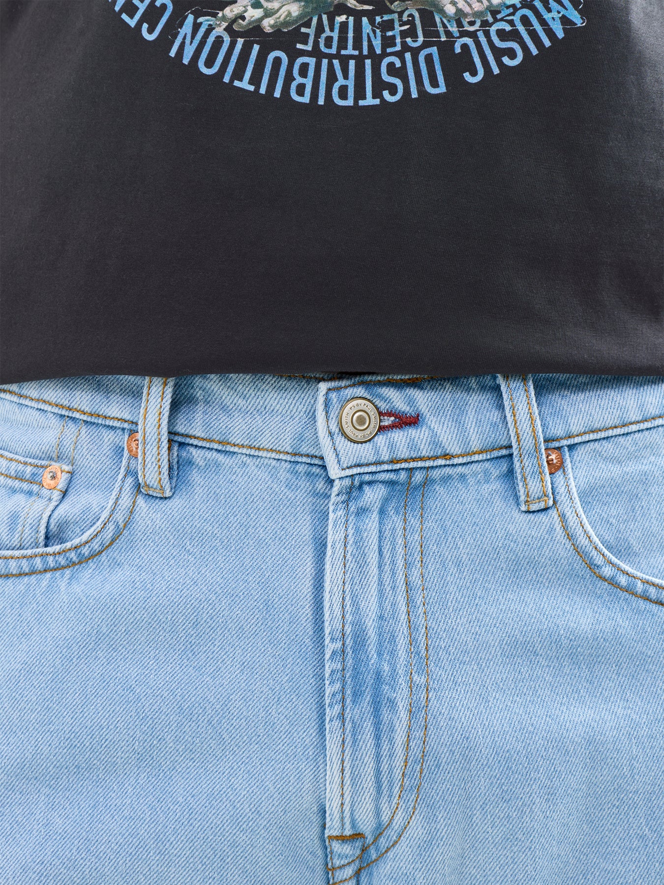 Tapered Fit Jeans Blue