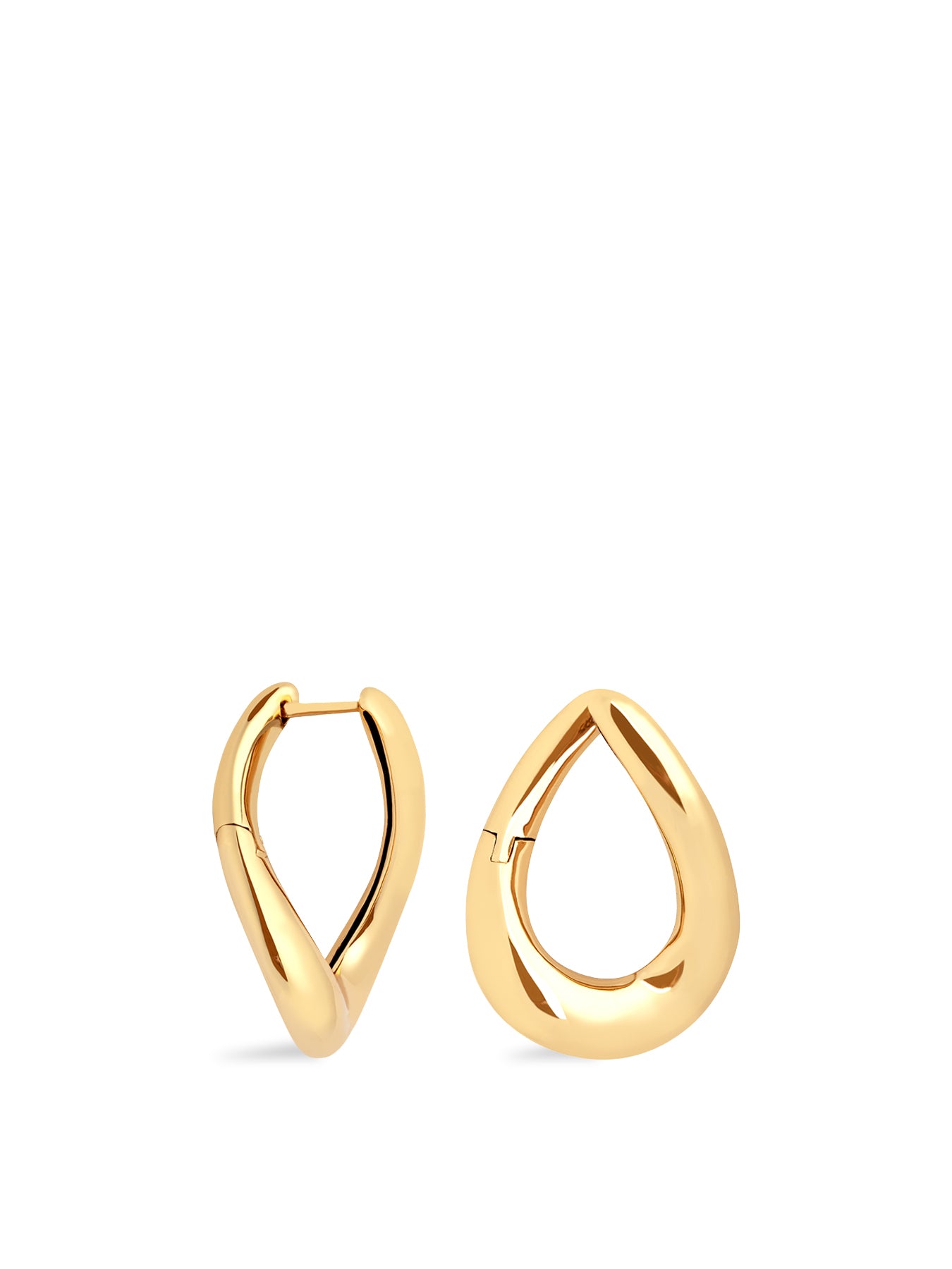 Molten Large Hoop Earrings Gold