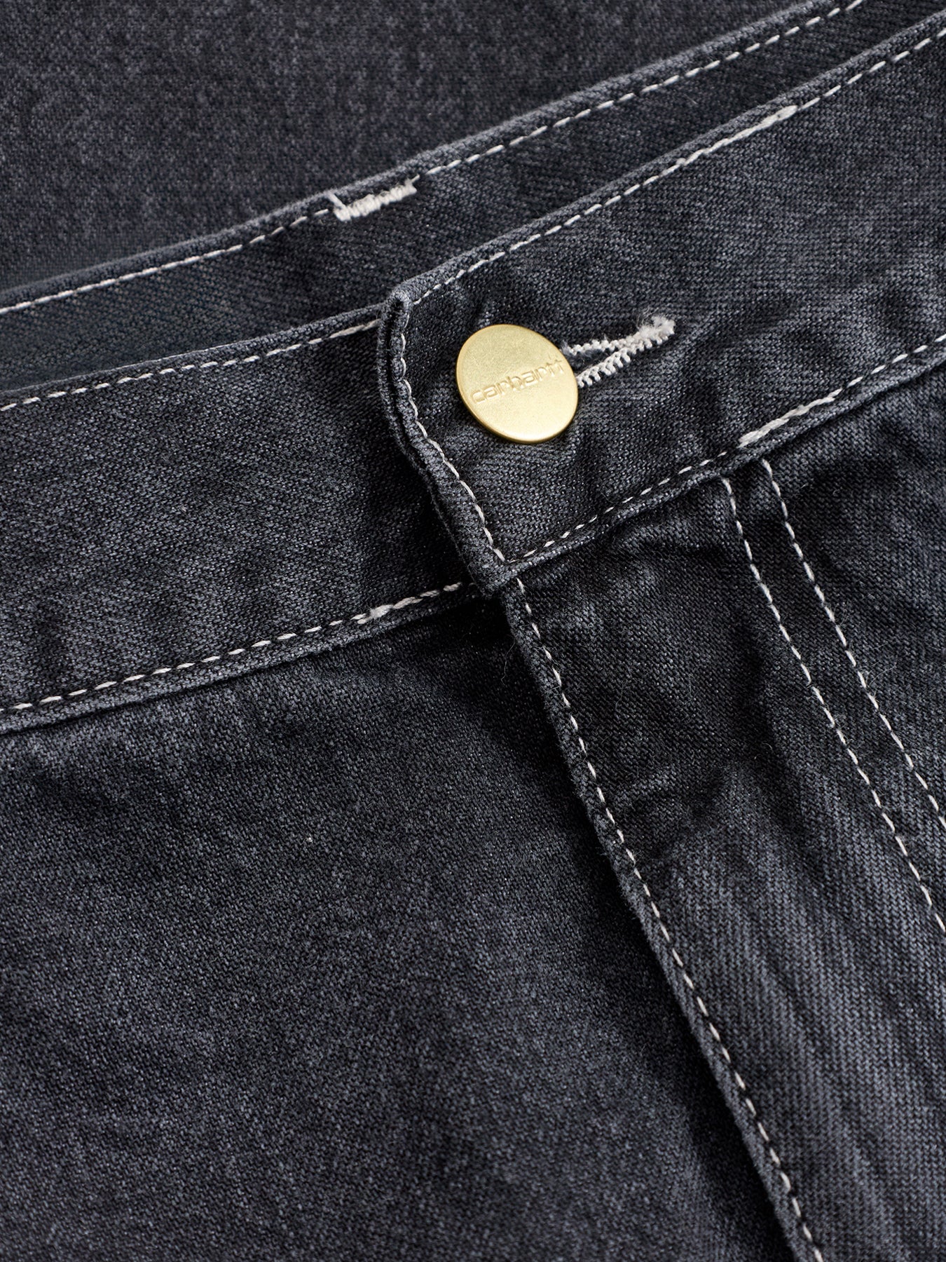 Simple Denim Shorts Black