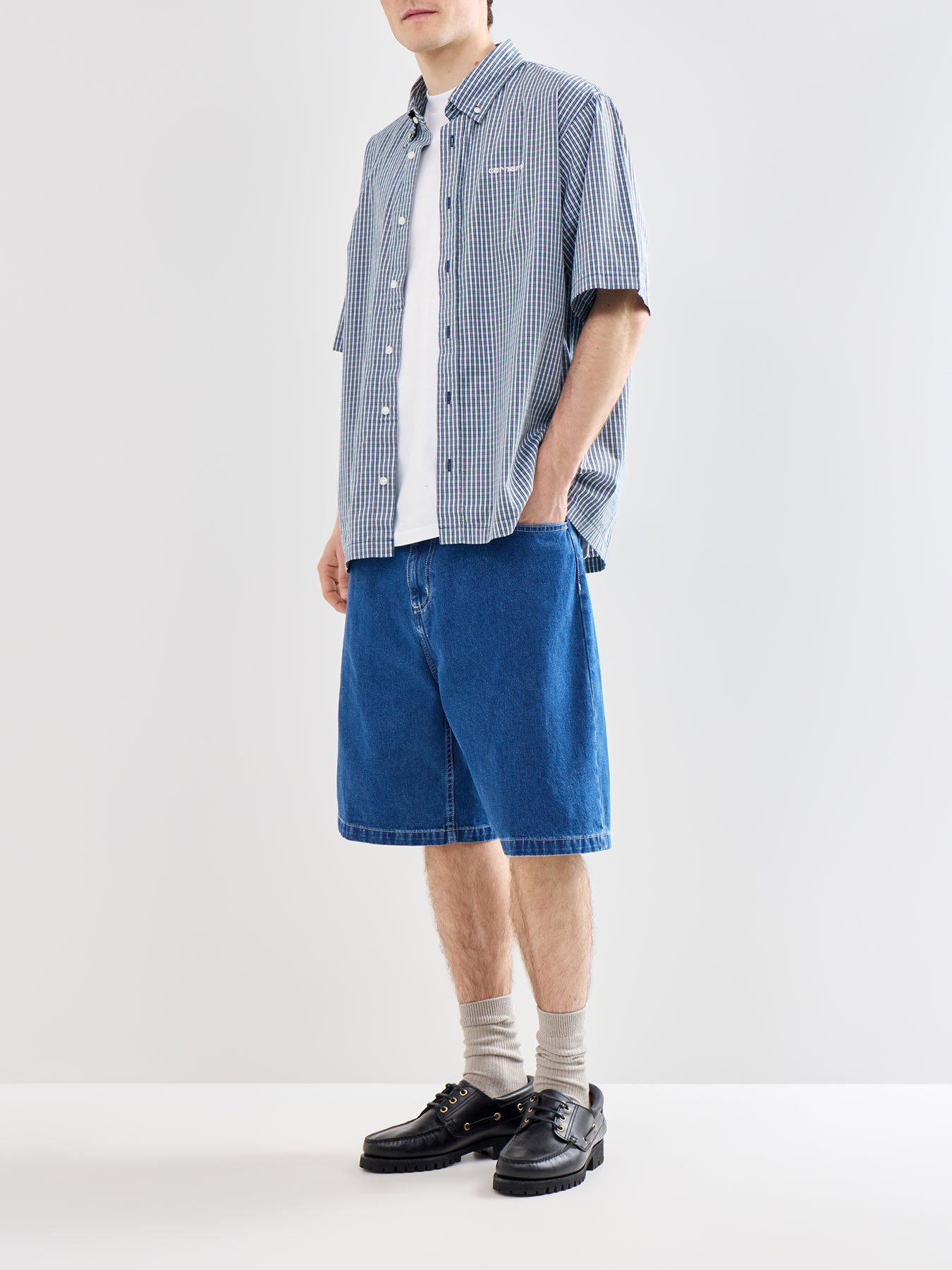 Brandon Denim Shorts Blue