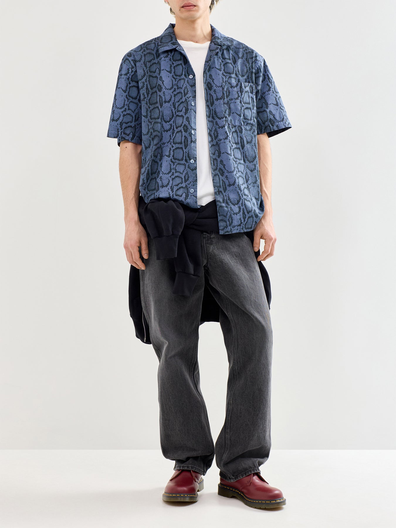 Snake Camo Short Sleeve Shirt