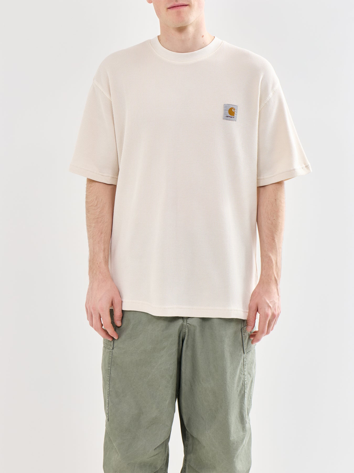Nelson Waffle T-Shirt Beige