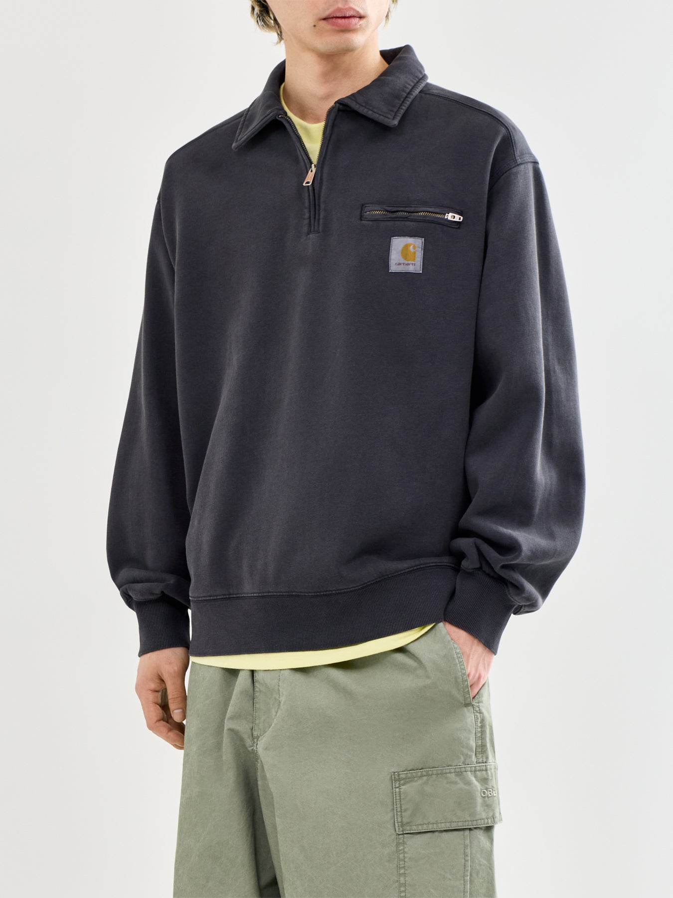 Half Zip Sweatshirt Black