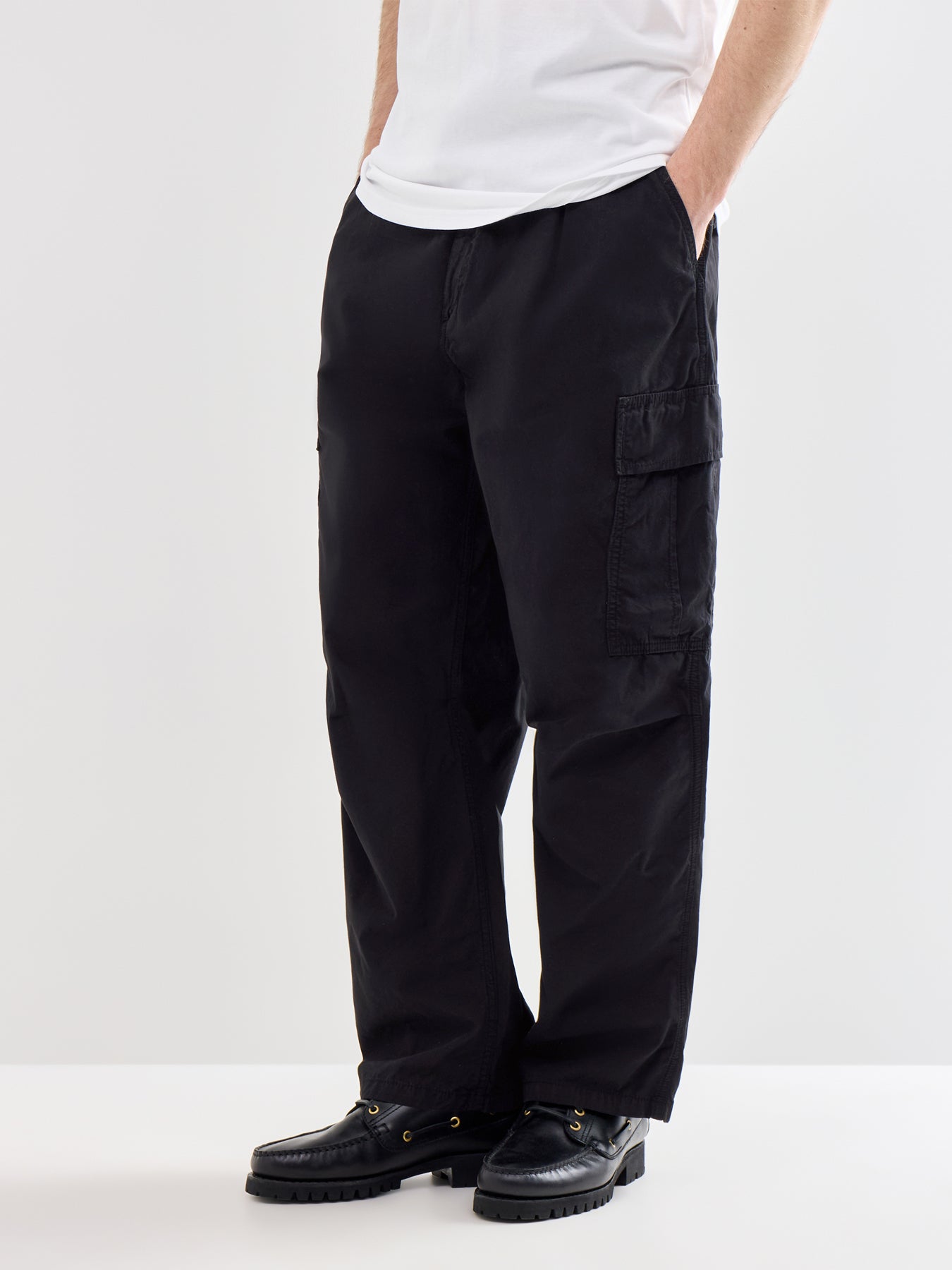 Cole Cargo Trousers Black