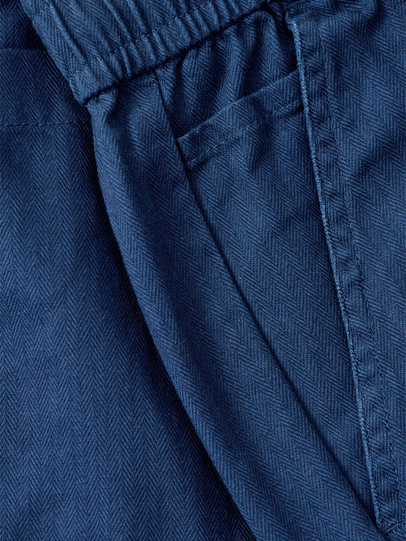 Drawstring Trousers Navy