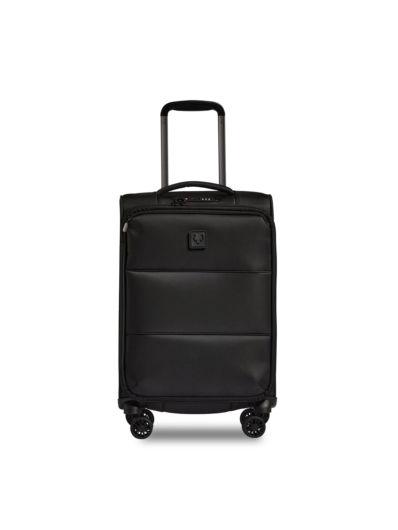 Soft Stripe 2.0 Cabin Suitcase 55cm Black