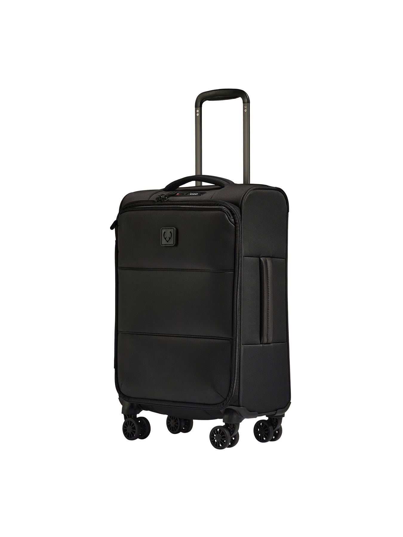 Soft Stripe 2.0 Cabin Suitcase 55cm Black