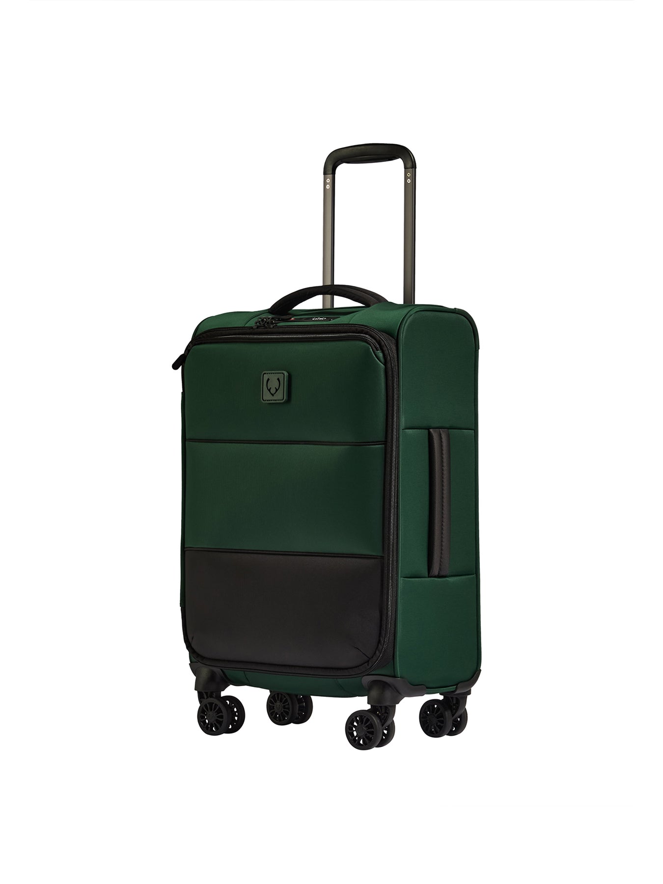 Soft Stripe 2.0 Cabin Suitcase 55cm Green