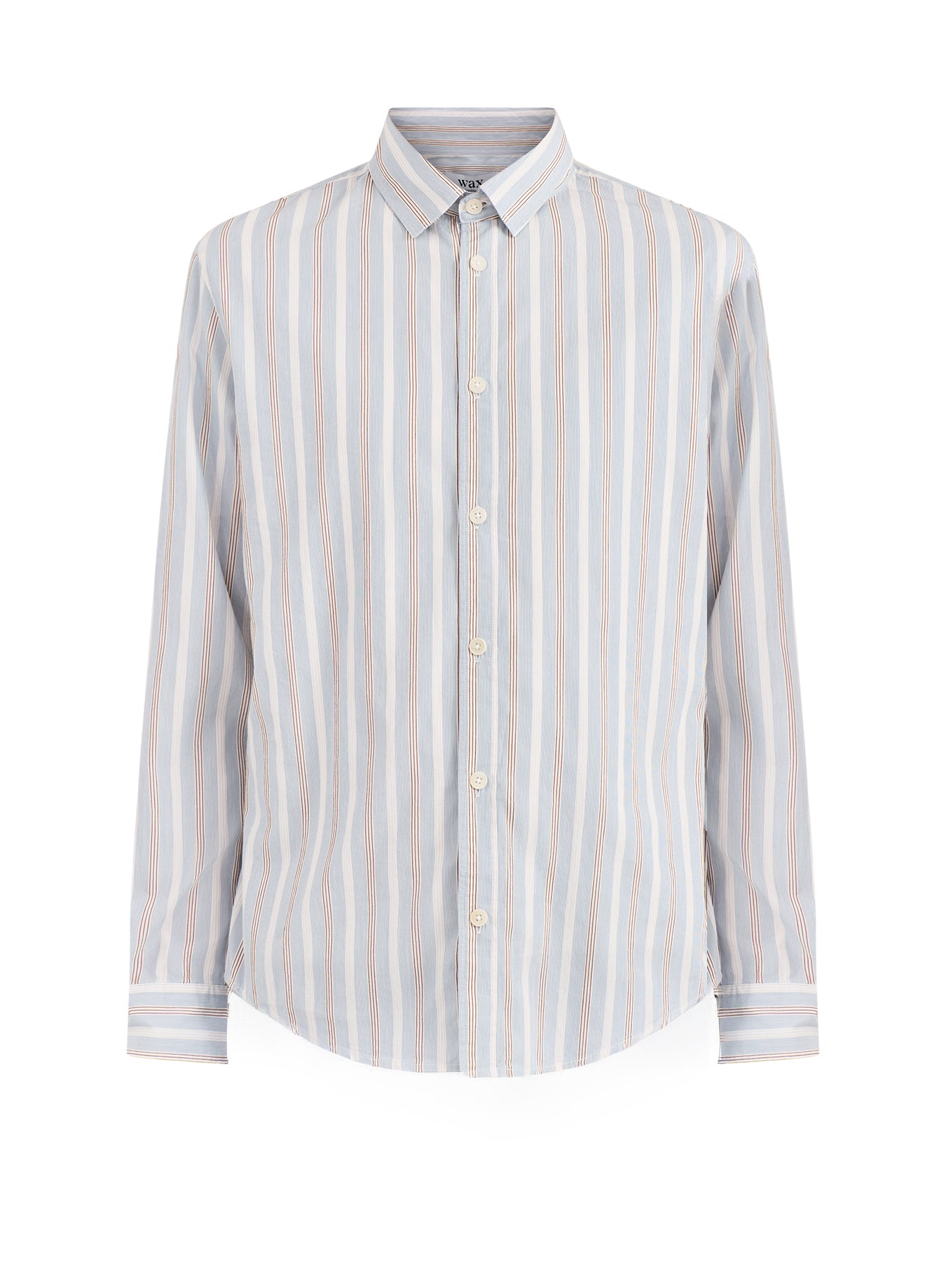 Slim Fit Cotton Shirt Blue