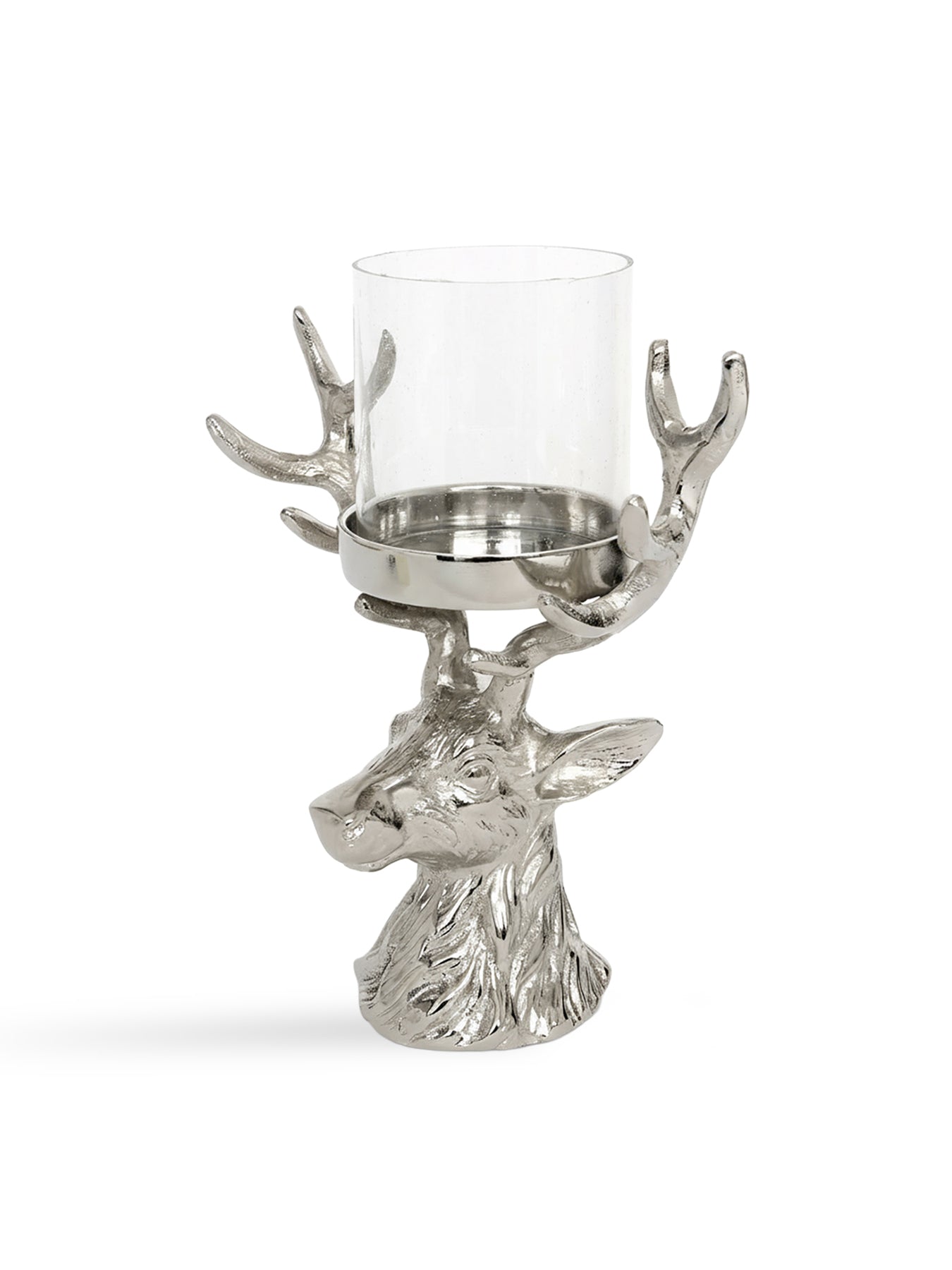 Culinary Concepts Mini Stag Head Hurricane Lantern