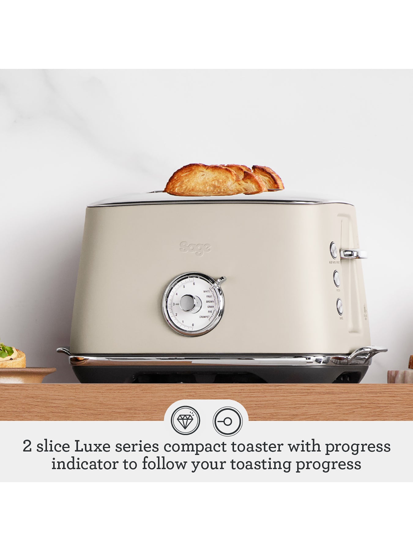 Toast Select Luxe Almond Nougat Toaster