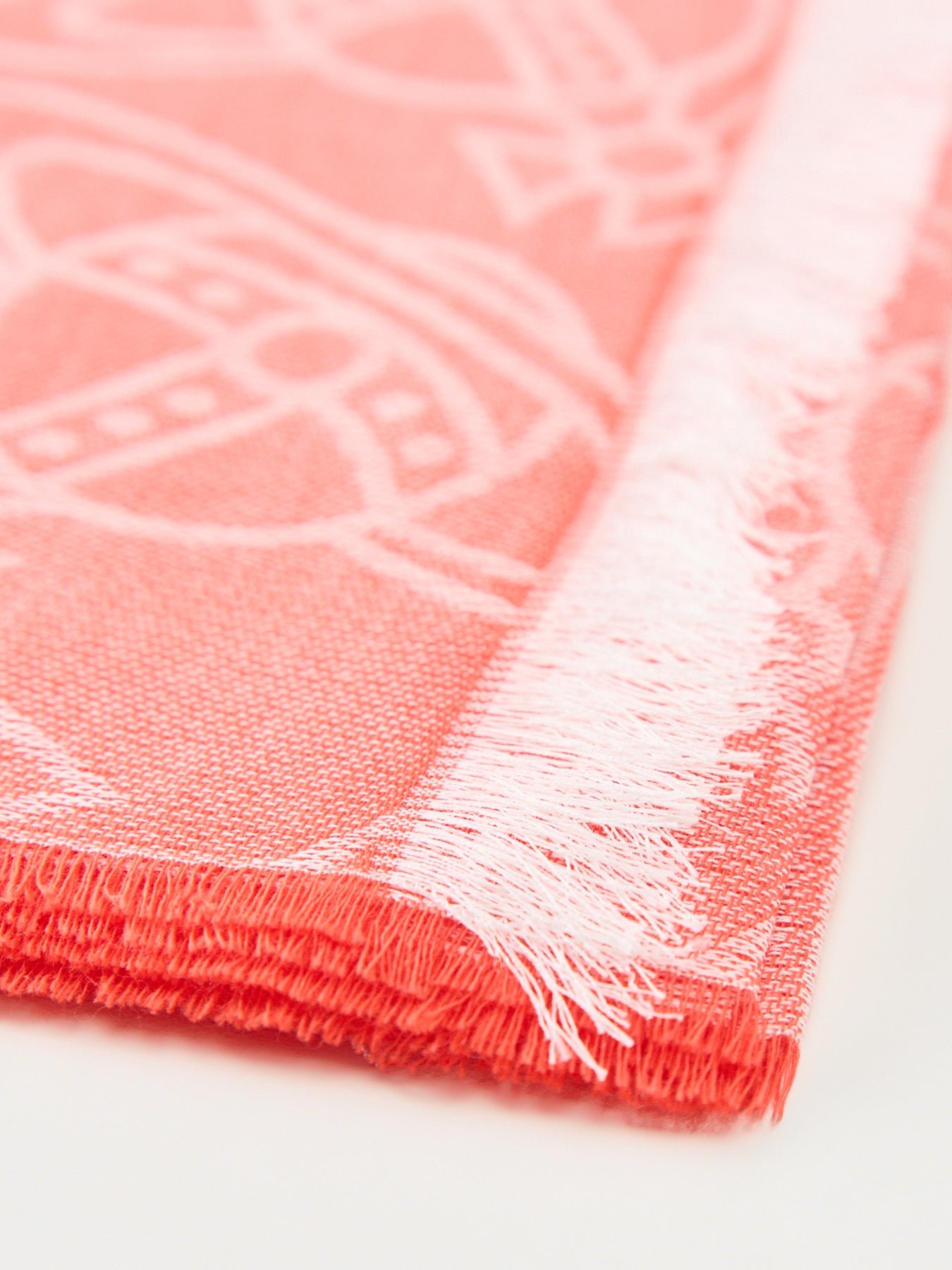 Graffiti Orb Scarf Red