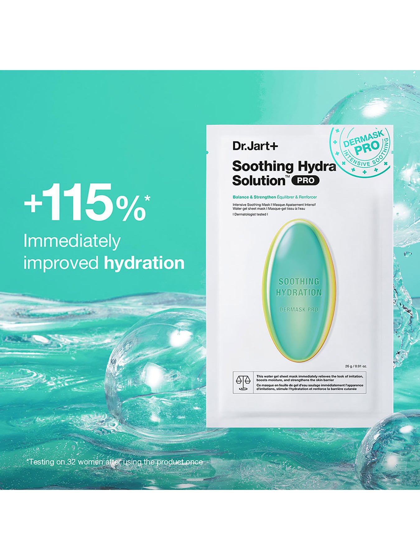 The Dermask Water Jet Soothing Mask 50ml