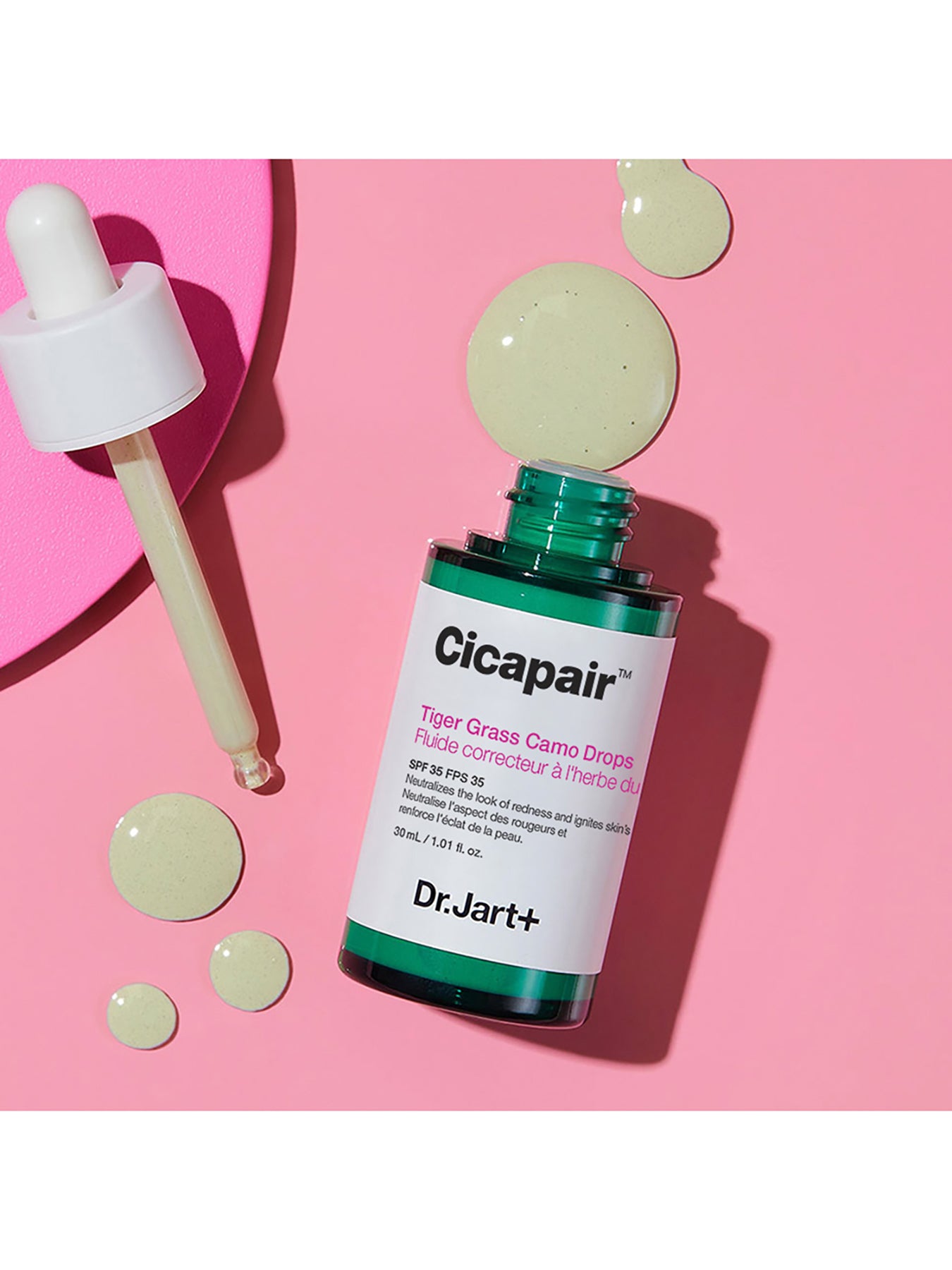 The Cicapair Tiger Grass Camo Drops SPF 35 30ml