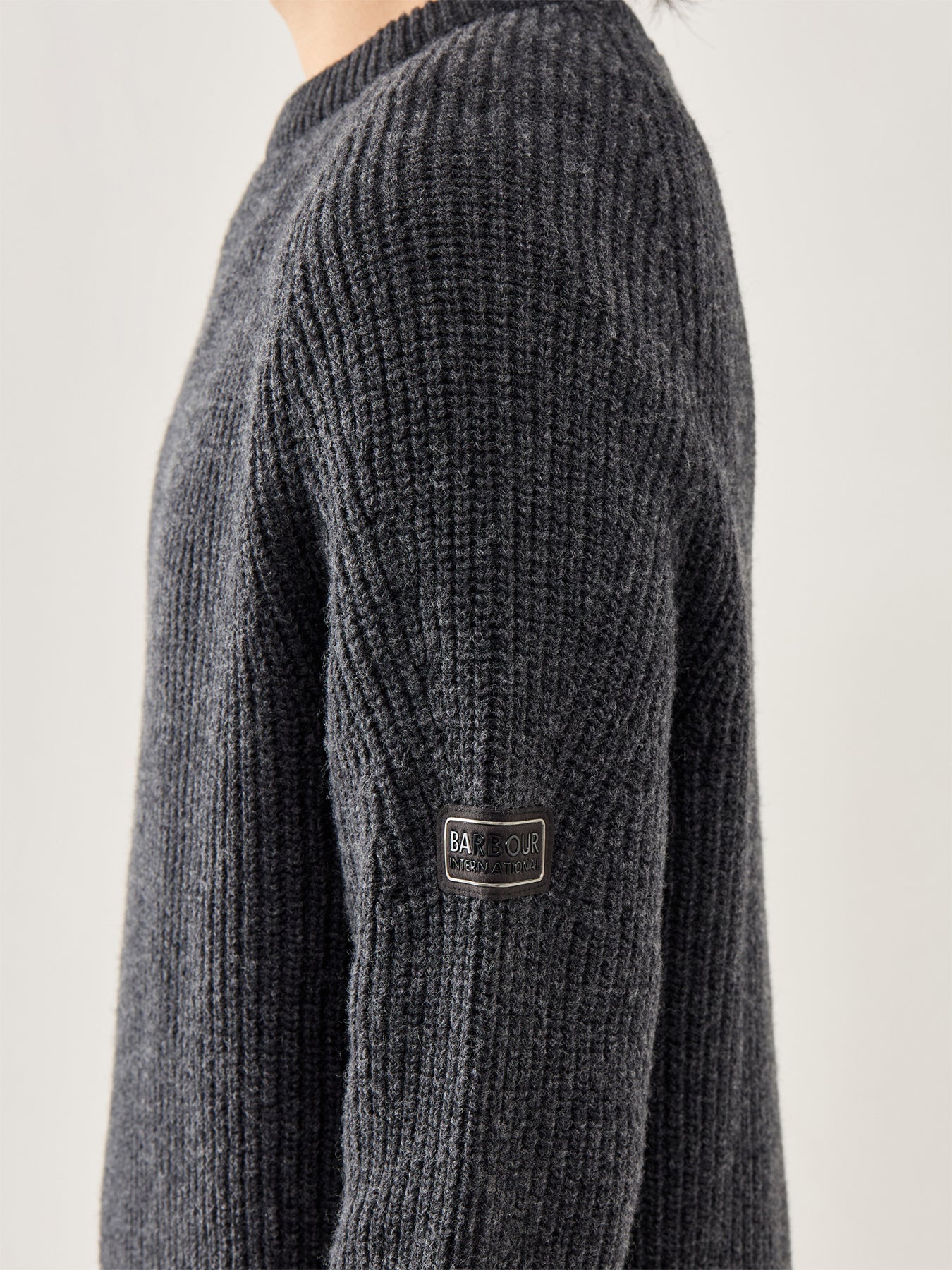 Chester Crew Knit Jumper Grey