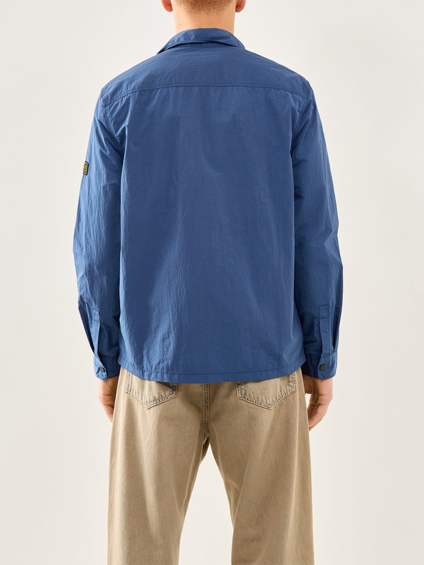 Inline Cotton Overshirt Blue