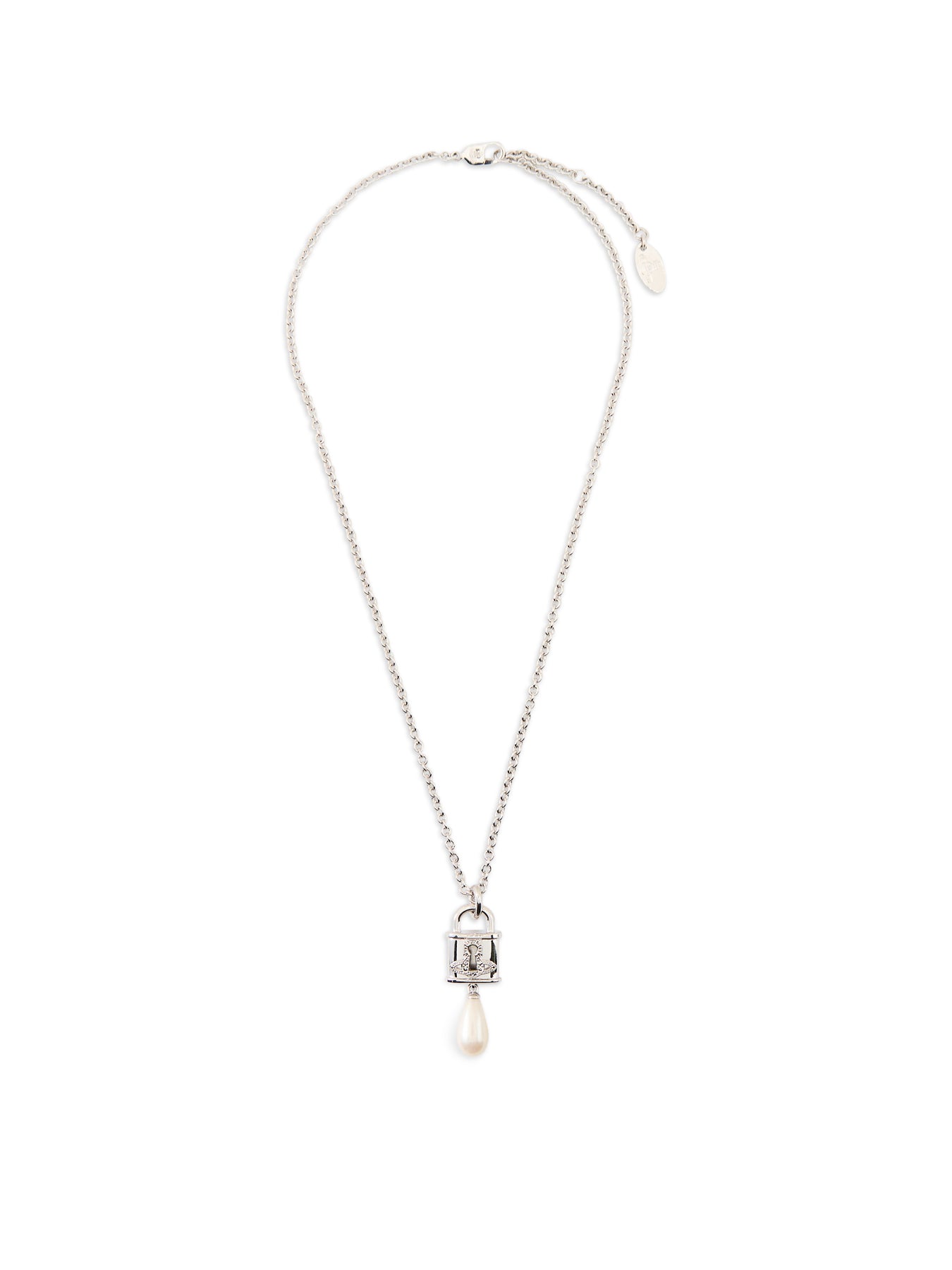 Small Pendant Necklace Silver