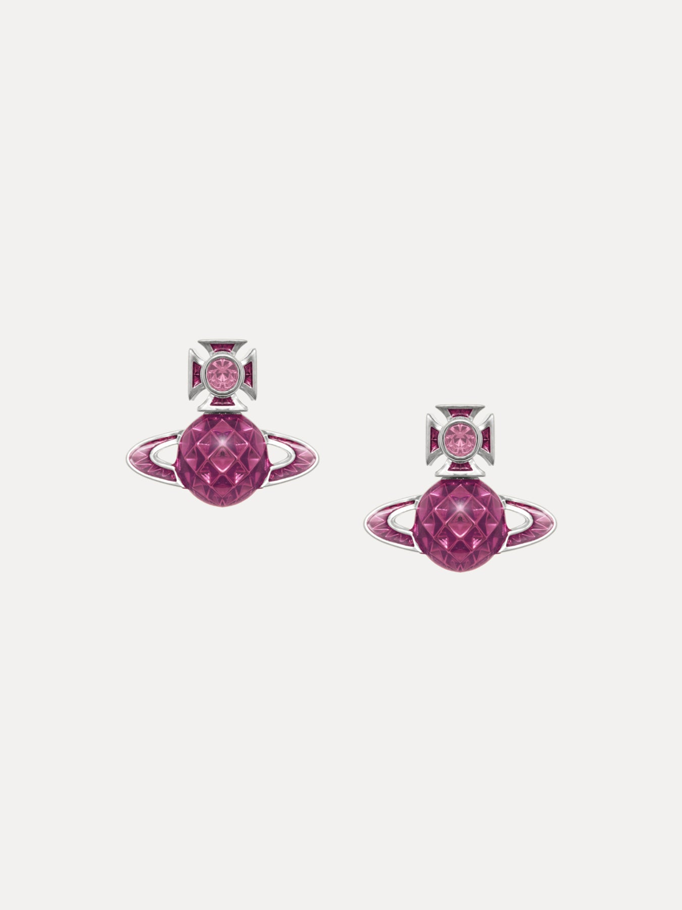 Mashita Bas Relief Crystal Earrings