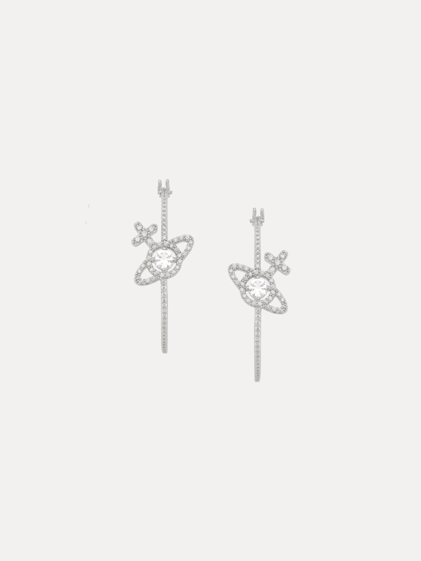 Olympia CZ Hoop Earrings