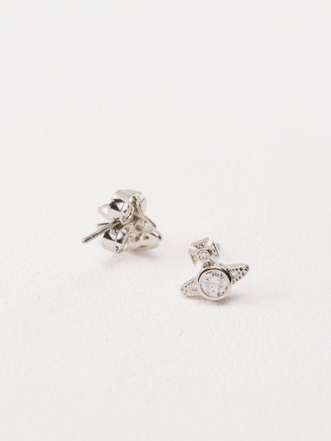 London Orb Earrings Silver
