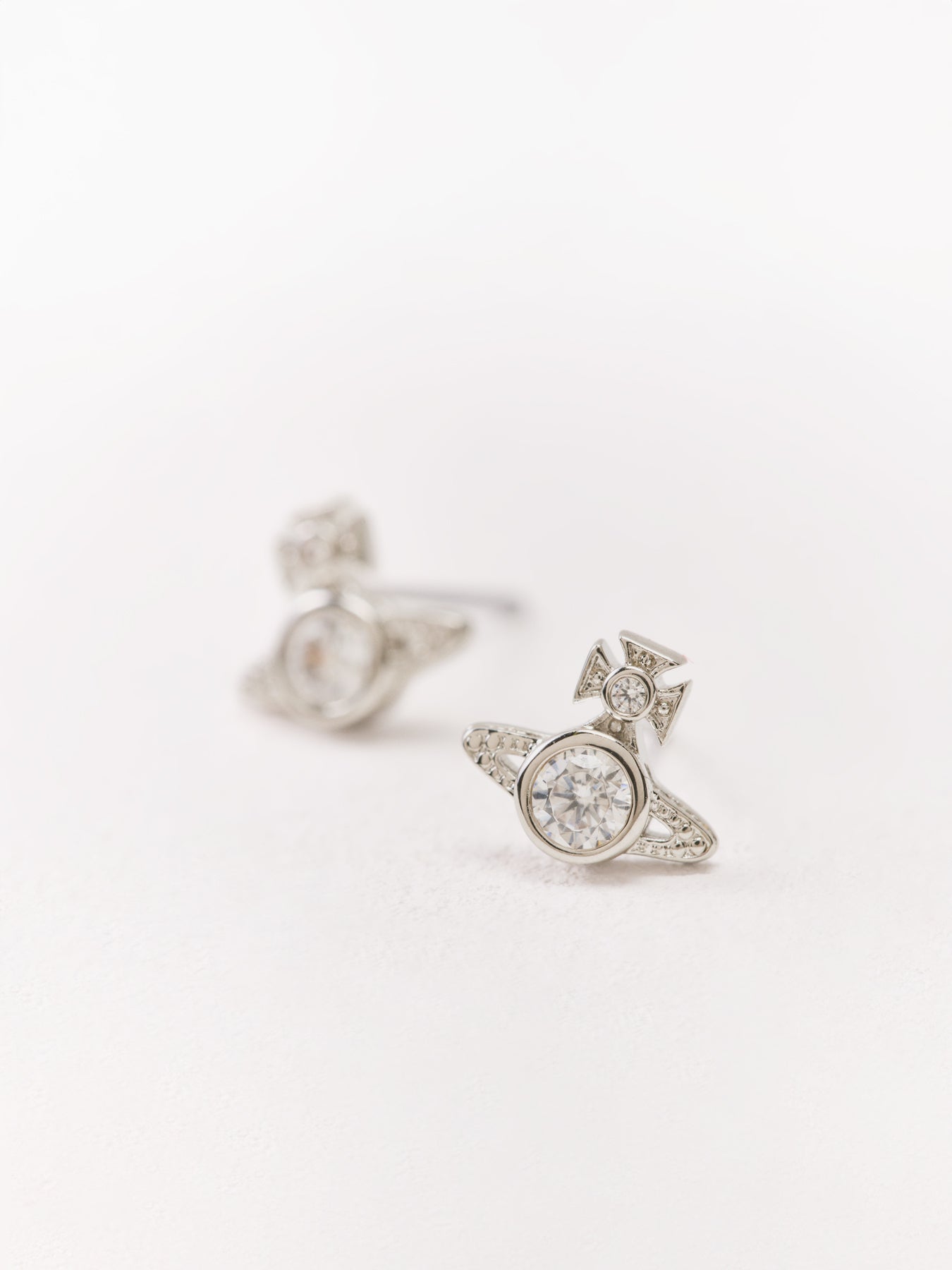 London Orb Earrings Silver