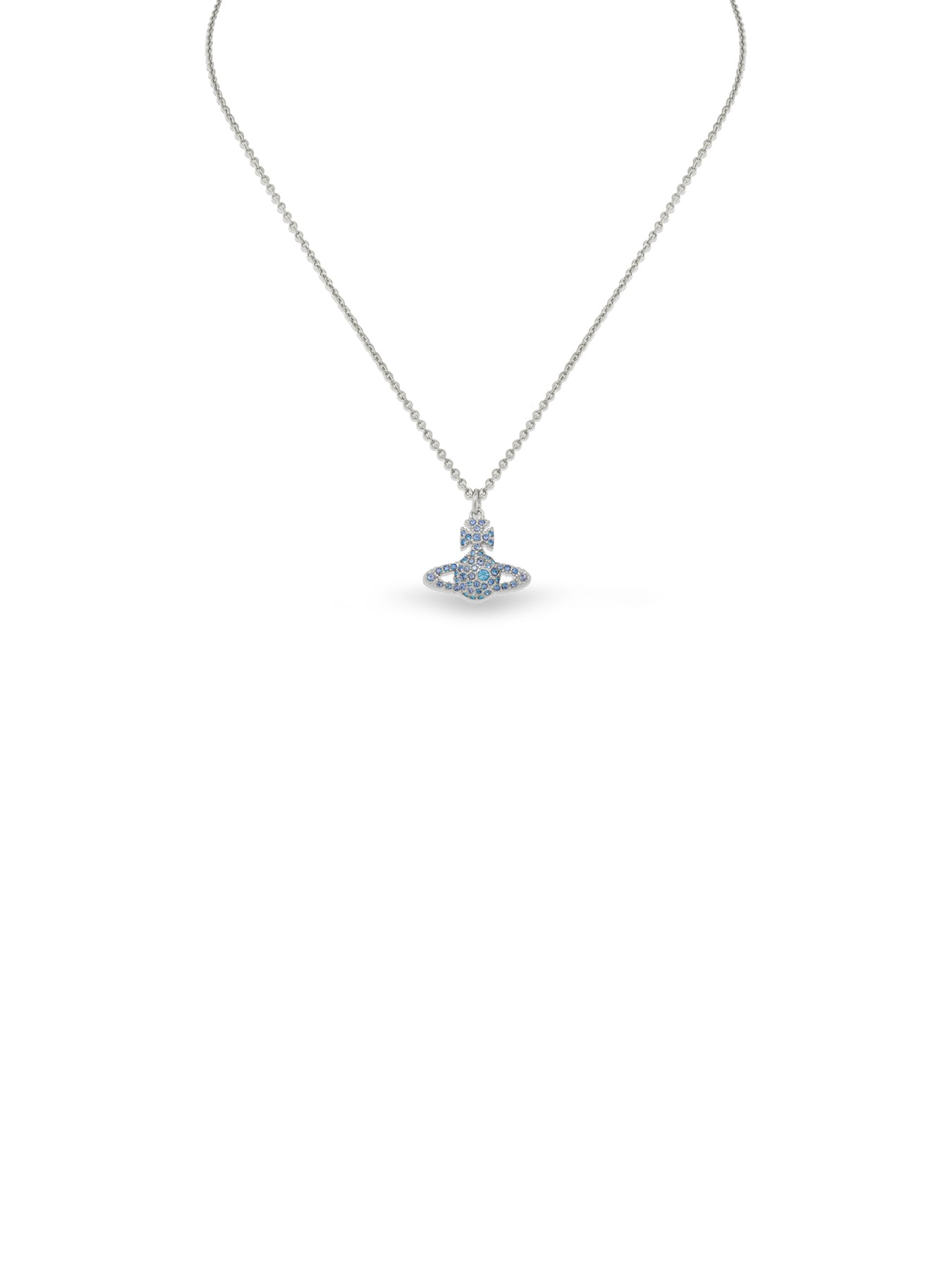 Grace Bas Relief Crystal Pendant Necklace