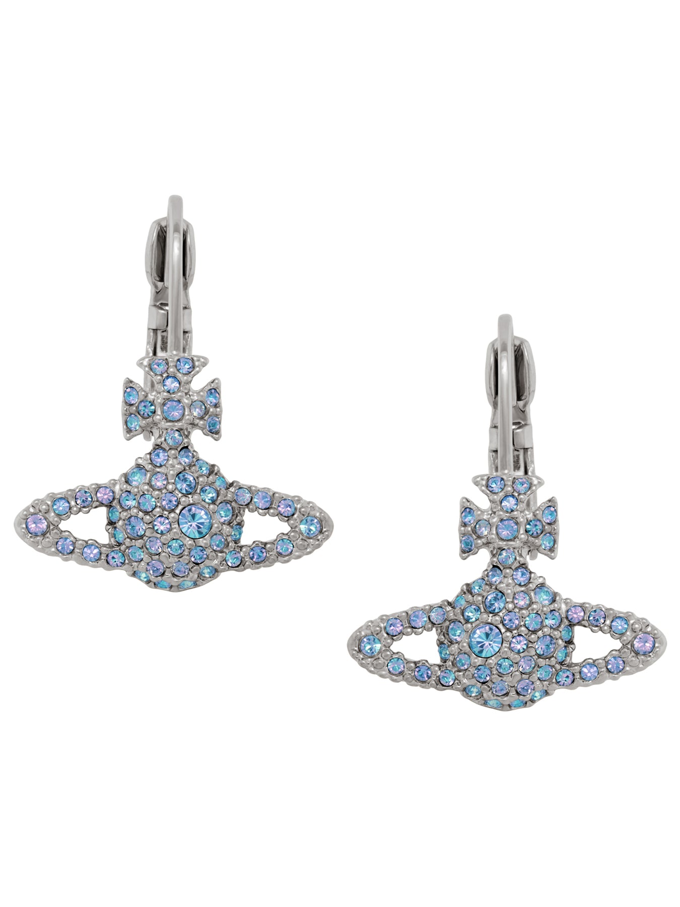 Grace Bas Relief Crystal Earrings