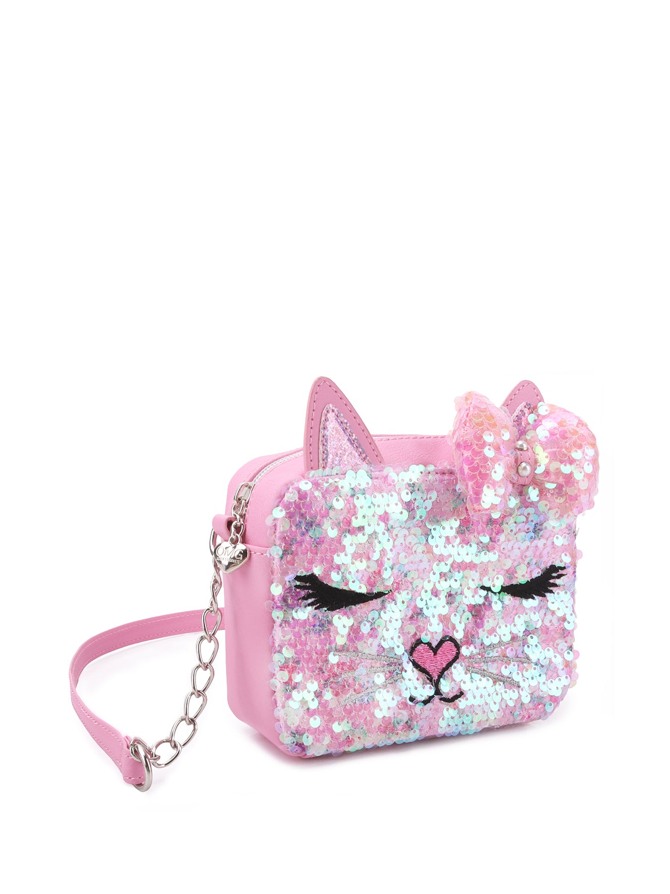 Bella Sequin Crossbody Pink