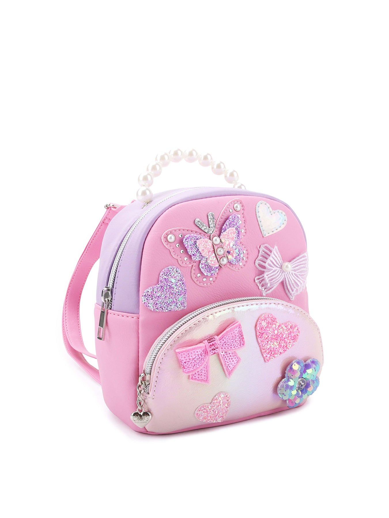 Butterfly Holographic Micro Mini Backpack