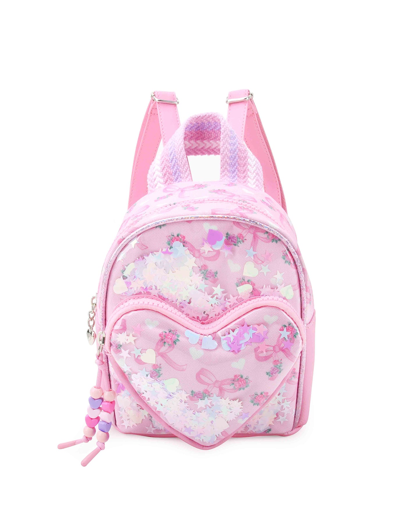 Bow Confetti Micro Mini Backpack Pink