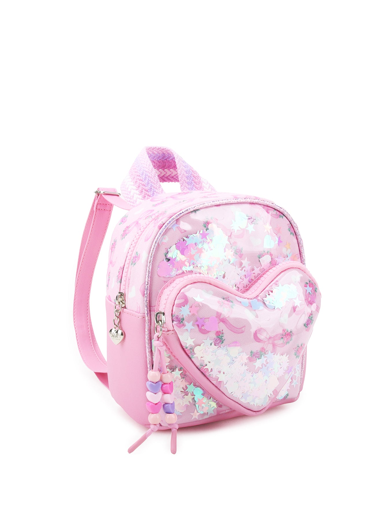 Bow Confetti Micro Mini Backpack Pink