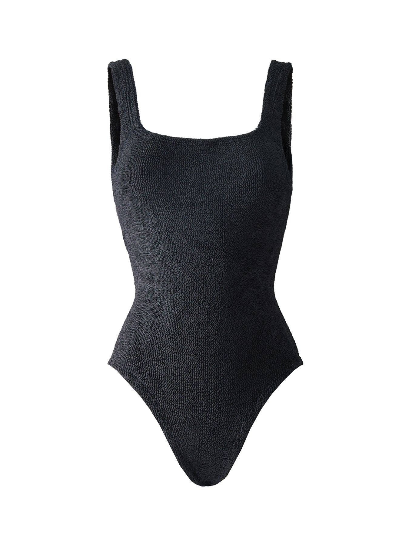 Square Neck Swimsuit Black