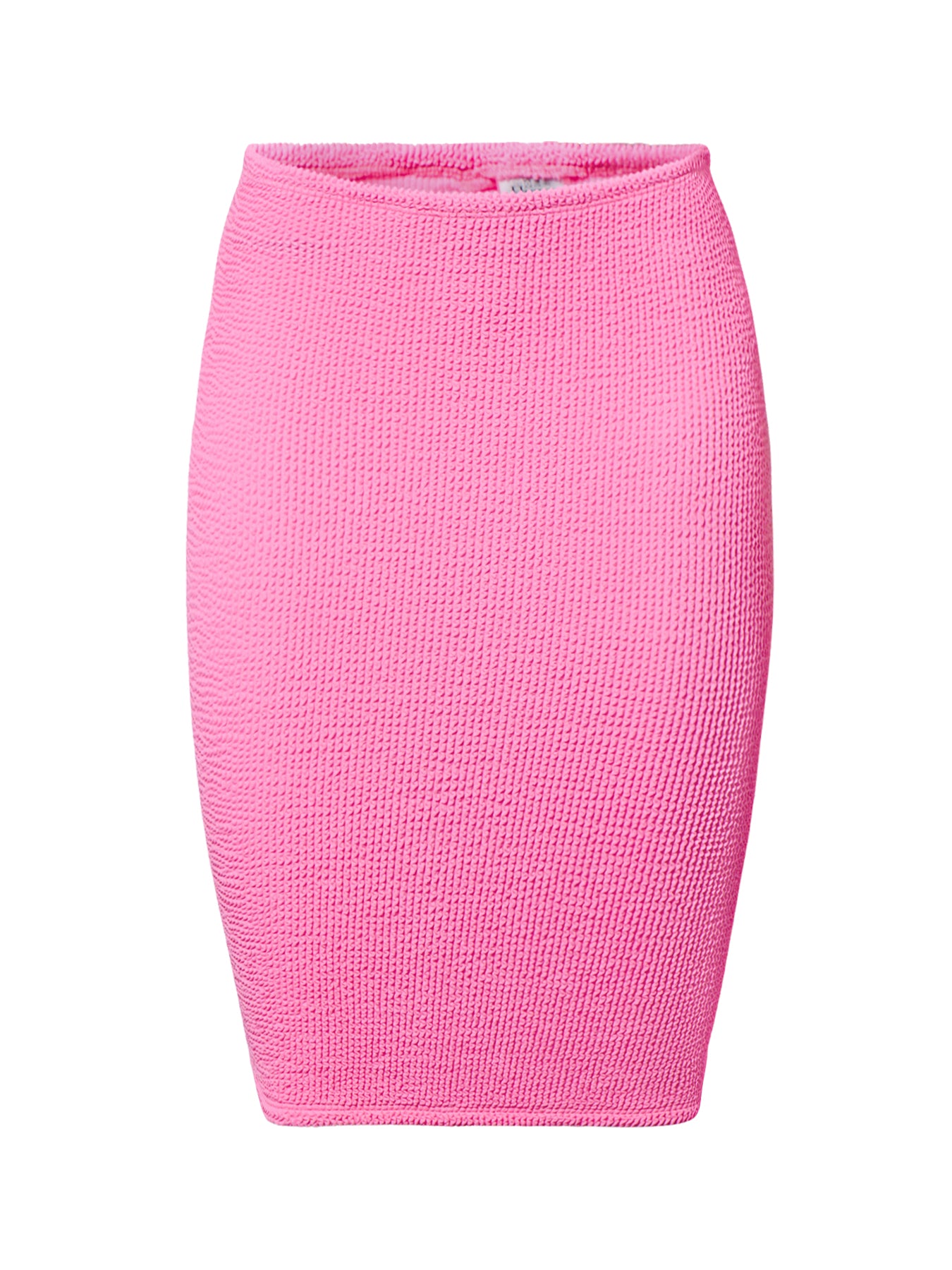 Ribbed Mini Skirt Pink