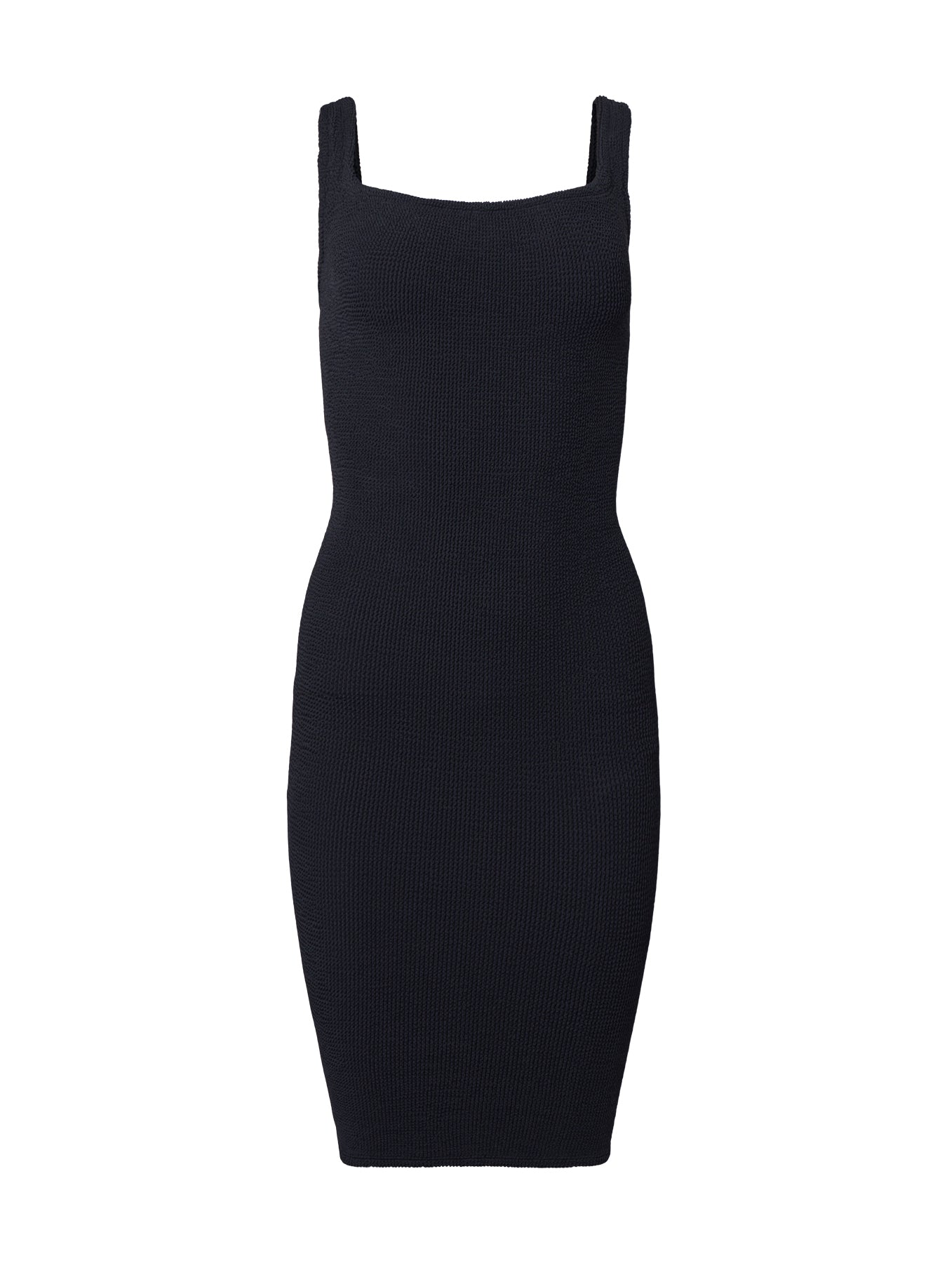 Ribbed Tank Dress Black