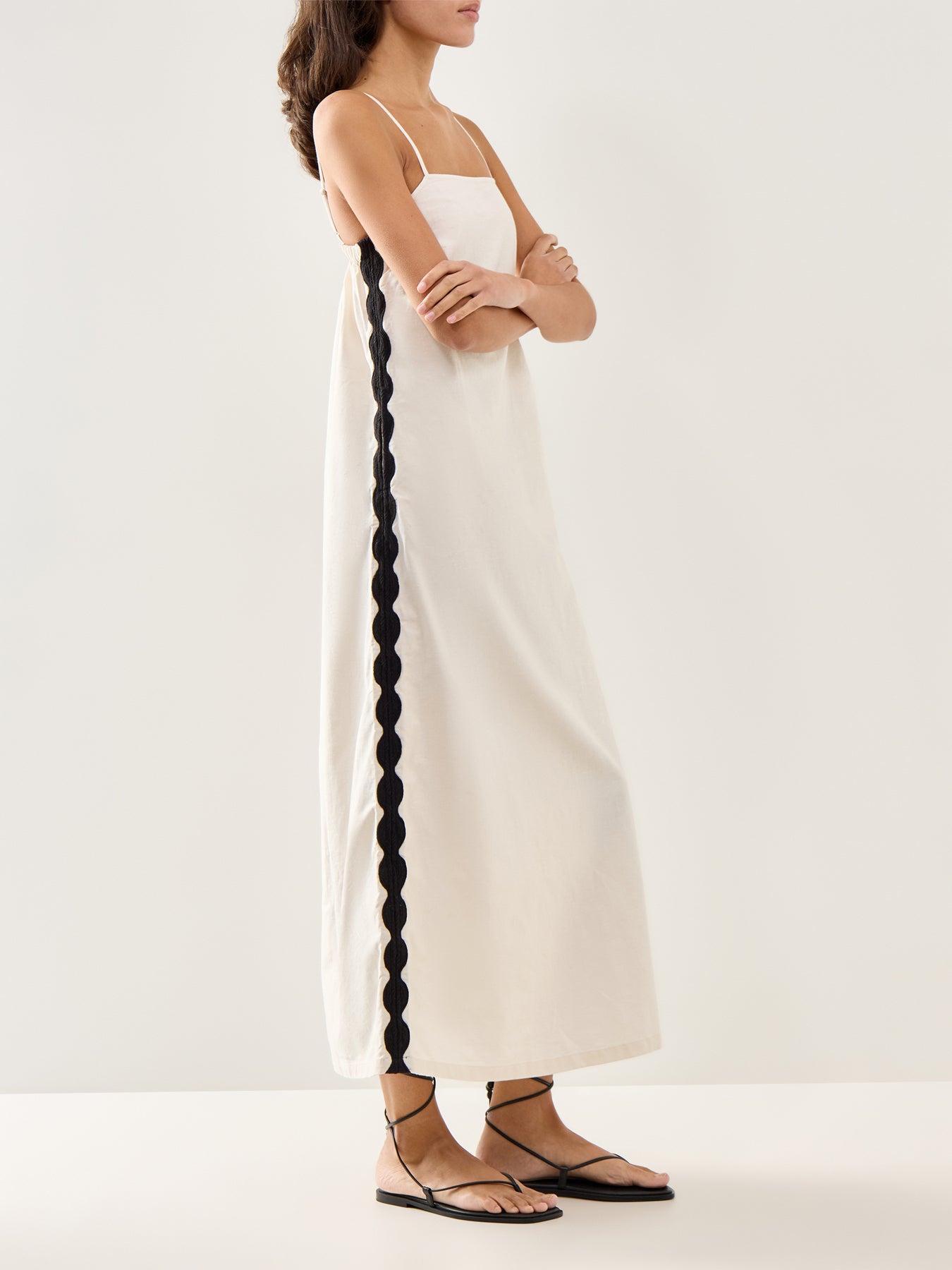 Bandeau Maxi Dress Cream