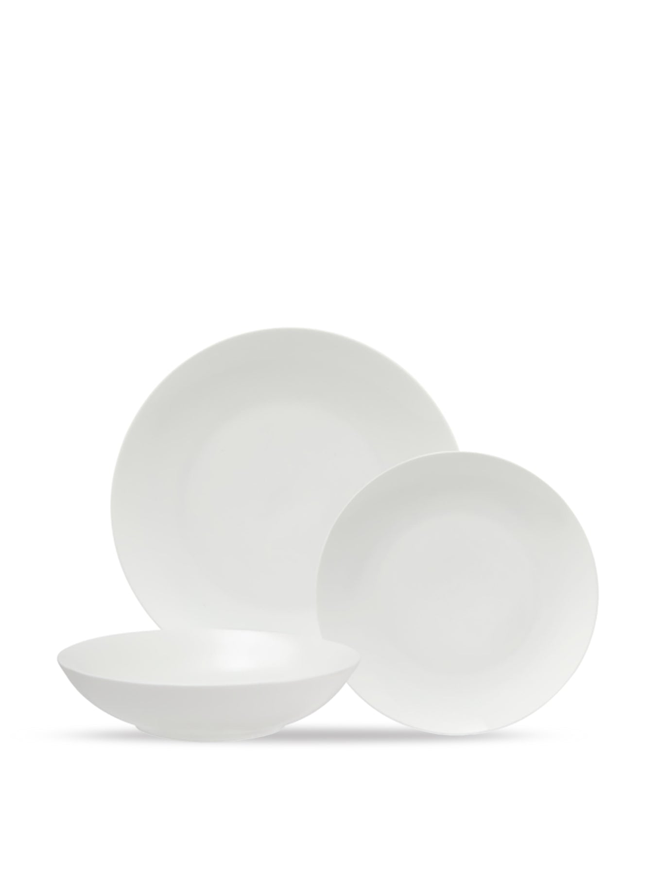 Tribeca Coupe Dinner Set 12 Piece White