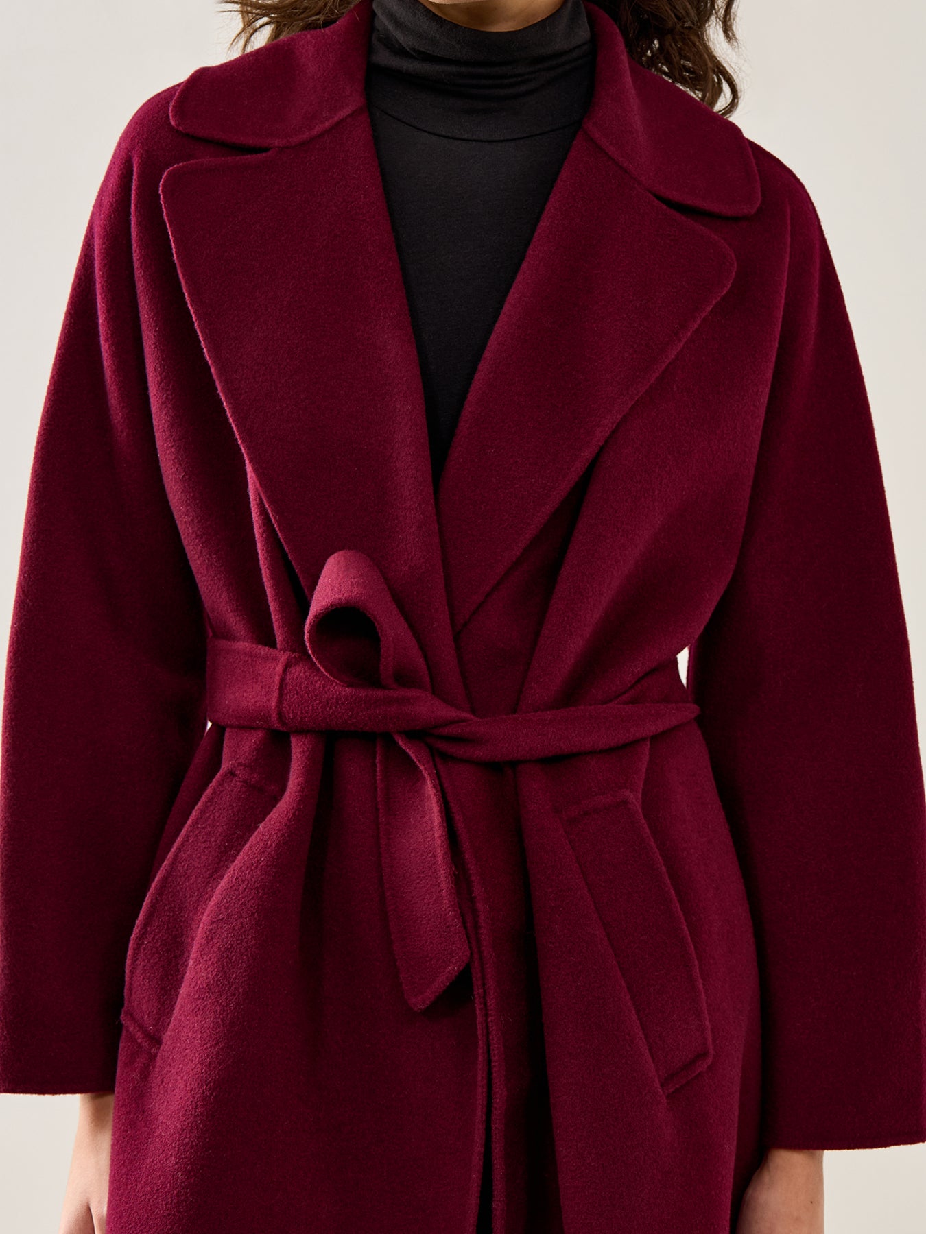 Civada Coat Bordeaux