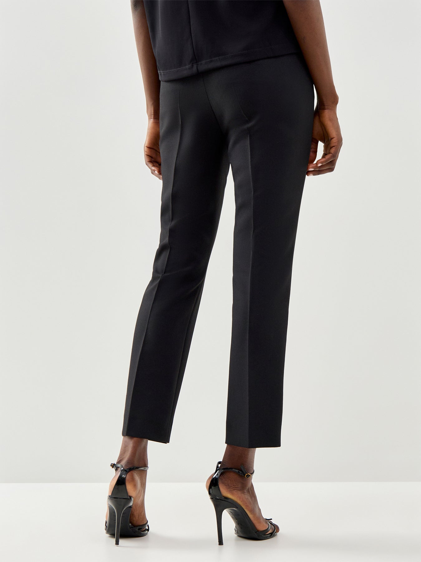 Rana Cropped Trouser Black