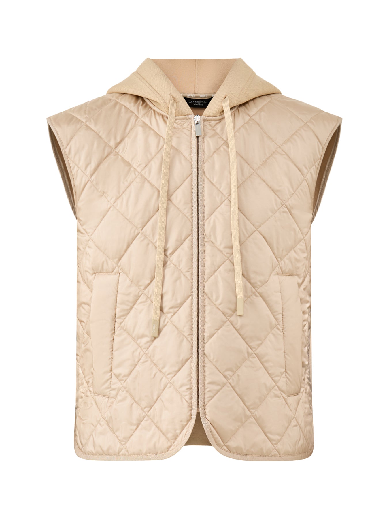Dandy Sleeveless Blazer Beige