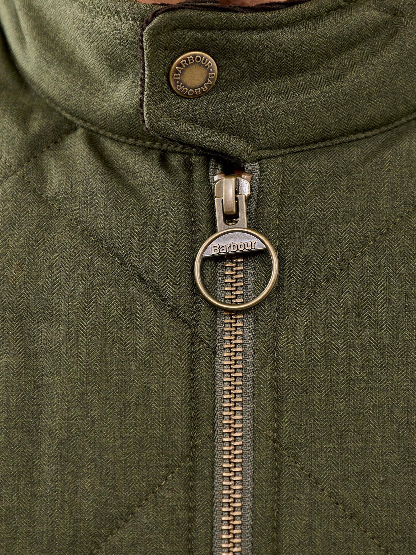 City Harrington Quilted Gilet Olive