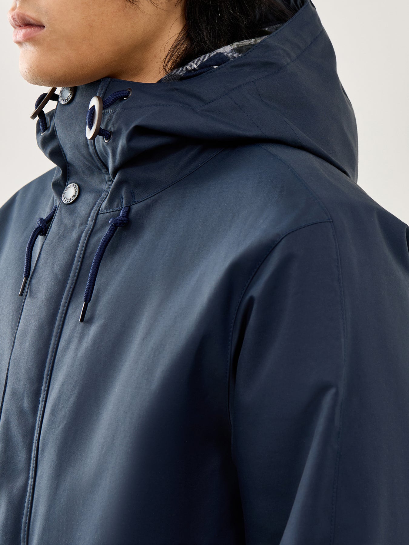 Modern Lorden Showerproof Mac Navy