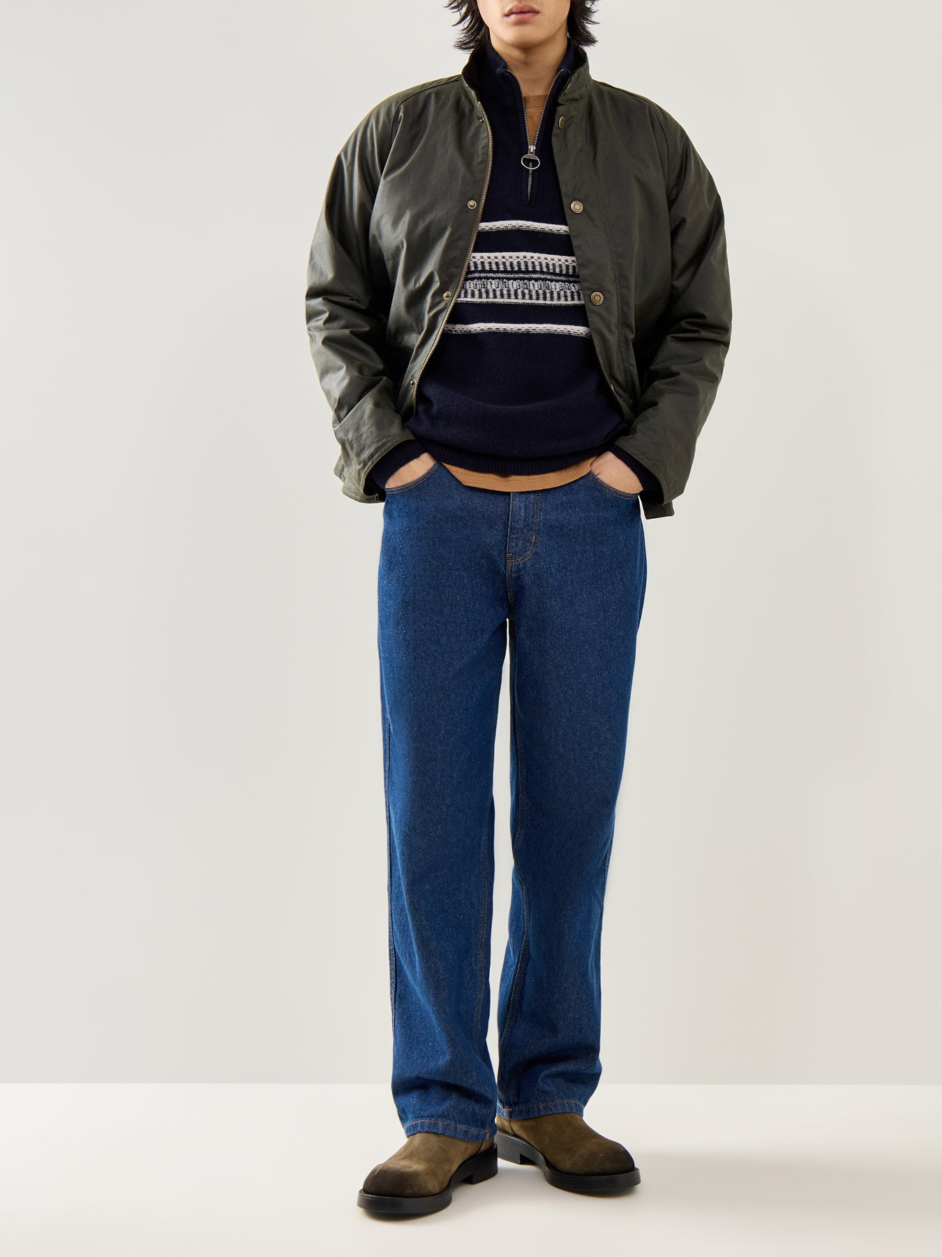 Kepwick Half Zip Jumper Navy