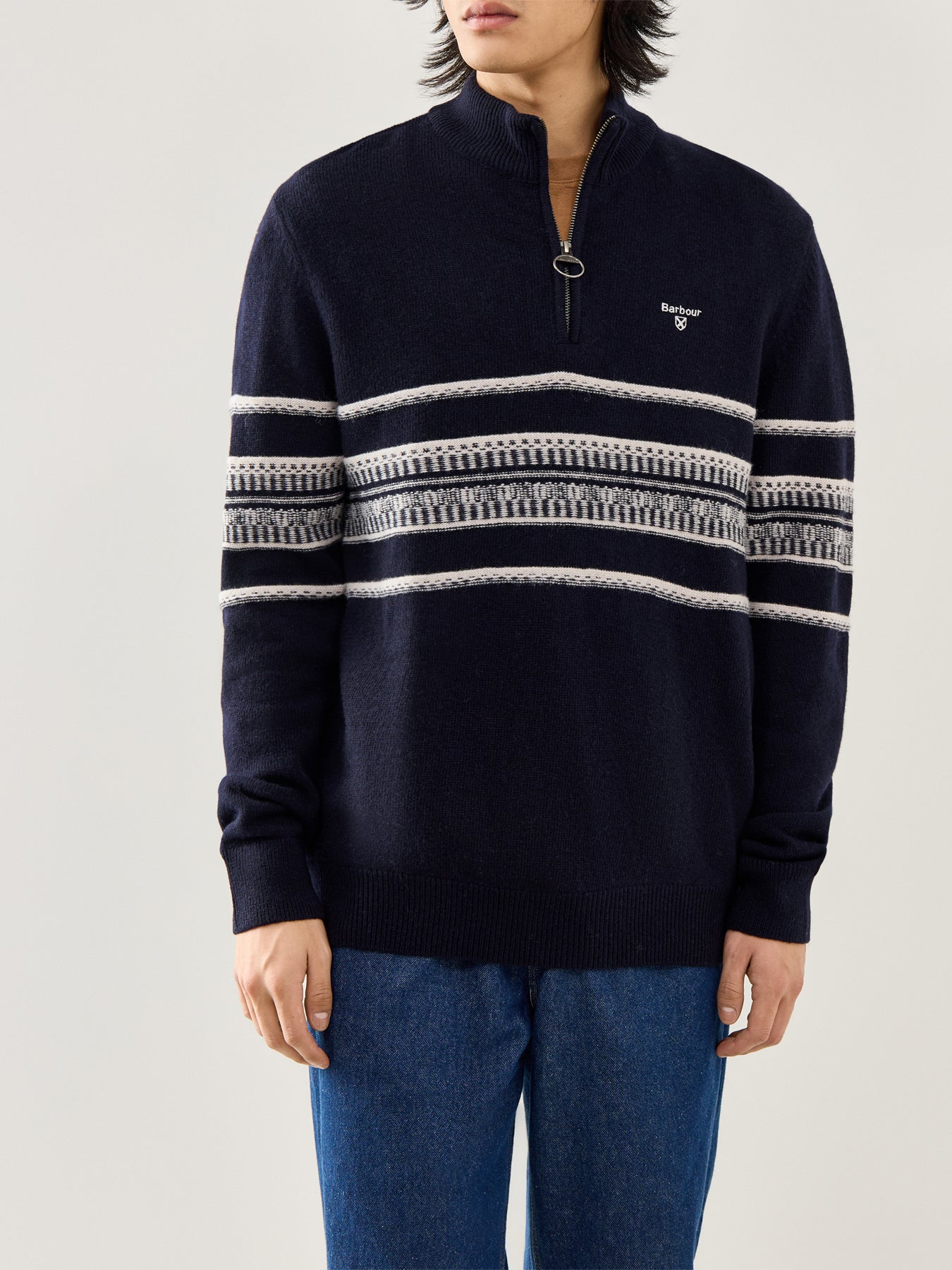 Kepwick Half Zip Jumper Navy