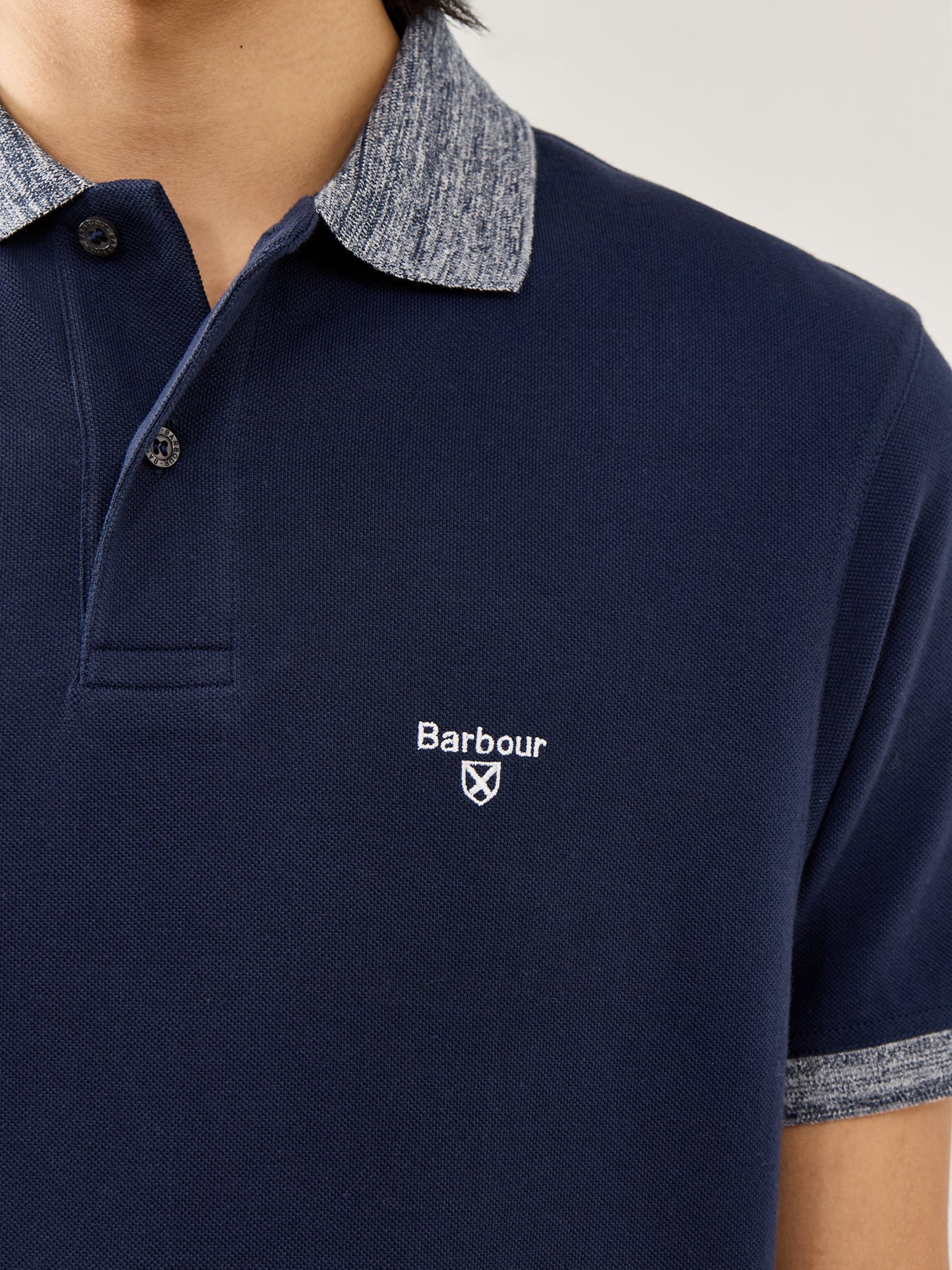 Tailored Polo Shirt Navy