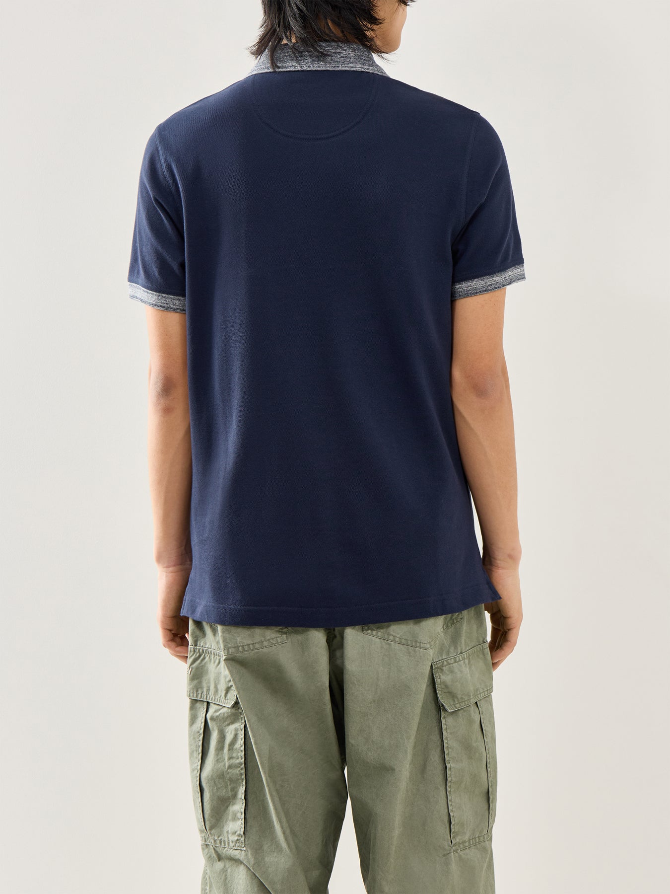 Tailored Polo Shirt Navy