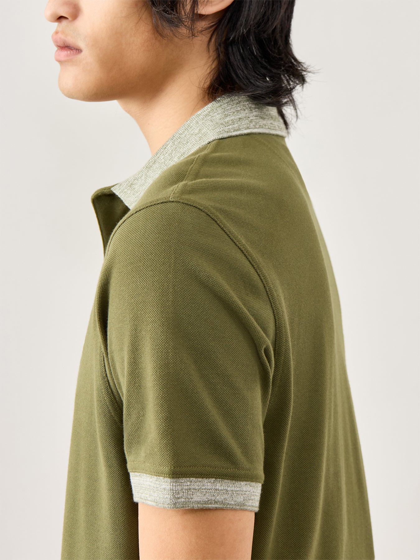 Marlton Tailored Polo Shirt Olive