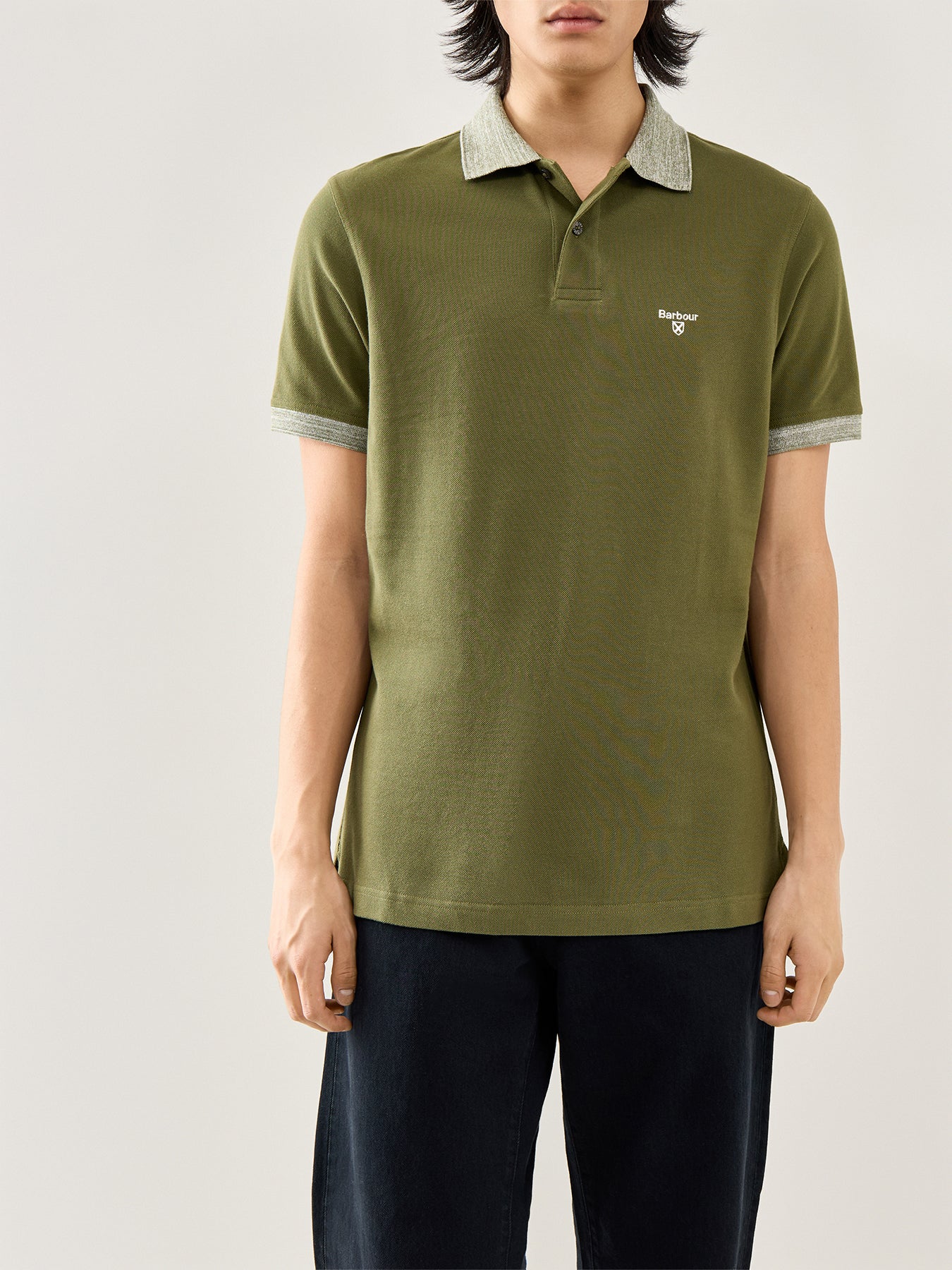 Marlton Tailored Polo Shirt Olive